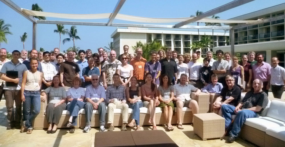 Figure 2. All participants at the conference venue, Waikoloa Beach Marriott, on the Big Island of Hawaii. 