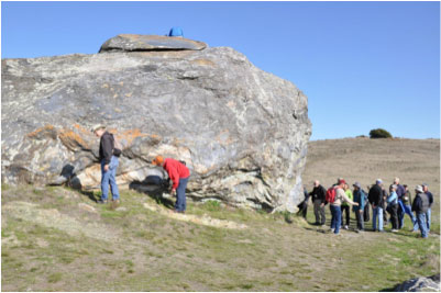 Figure 4. AGU Fieldtrip to see subduction zone rocks of the Franciscan Complex, CA.
